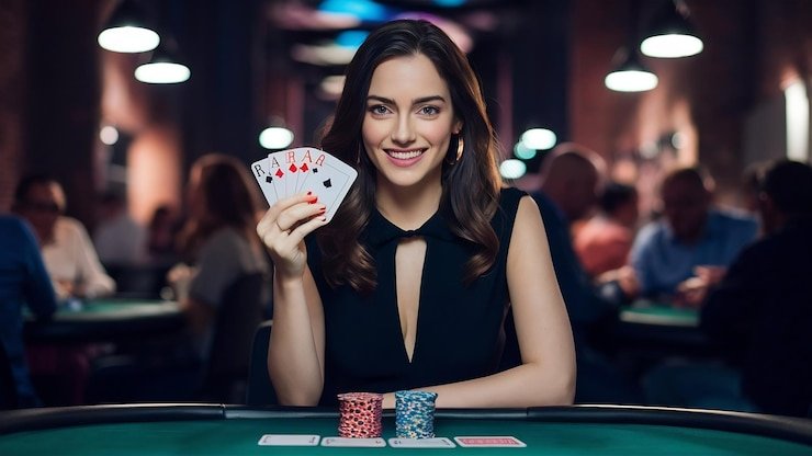 Studio kasino langsung Lightning Roulette kami dengan roda roulette dan dealer profesional